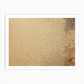 Vintage Inspired Closeup Of A Cardboard Greeting Card Surface Imprinted With A Retro Grunge Pattern (1) Art Print