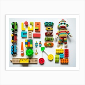 Toy Collection Art Print