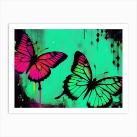 Two Butterflies Art Print