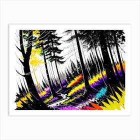 Forest Path 35 Art Print