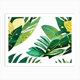 Tropical Leaves 3 Art Print