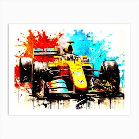 Single Seater Car - Indy Racer Art Print