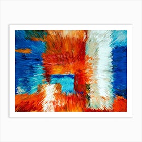 Acrylic Extruded Painting 252 Art Print