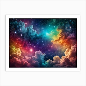 Colorful Clouds In The Sky 5 Art Print