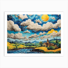 Landscape Painting Art Print