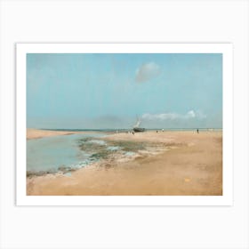 Beach At Low Tide, Edgar Degas Art Print