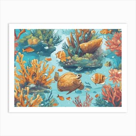 Under The Sea 5 Art Print