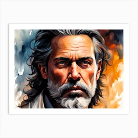 Creative Male Portrait 33 Art Print