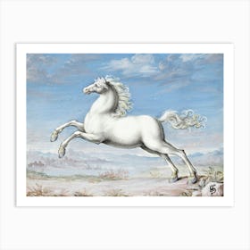 White Horse (1552–1601), Joris Hoefnagel Art Print