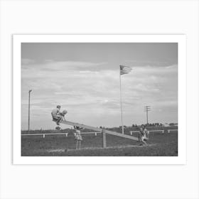 Children, Fsa (Farm Security Administration) Farm Labor Camp, Caldwell, Idaho By Russell Lee Art Print