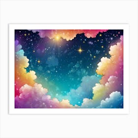 Colorful Clouds In The Sky 1 Art Print