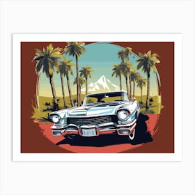 California Car Art Print