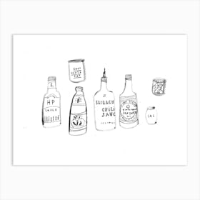 Condiments Art Print