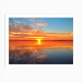 Sunset Shore 9 Art Print