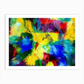 Acrylic Extruded Painting 151 Art Print