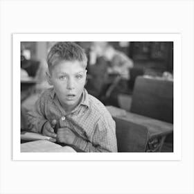 Pupil In Rural School, Williams County, North Dakota By Russell Lee Art Print