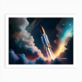 Rocket Art Print