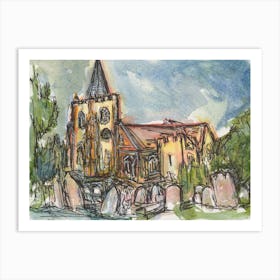 Wingham Church 13th Sep 2024 Art Print