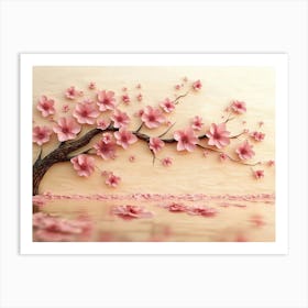 Sakura Blossoms Art Print