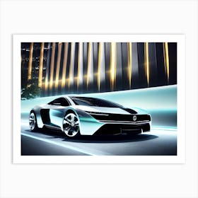 Hyundai Concept Car Art Print