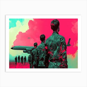 Korean Soldiers Art Print