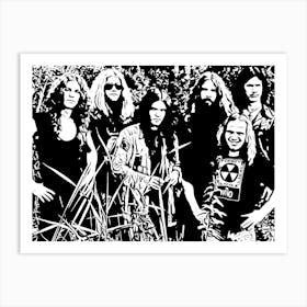Lynyrd Skynyrd Rock Band Legend Music Art Print