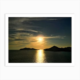 Sunset In Croatia Art Print