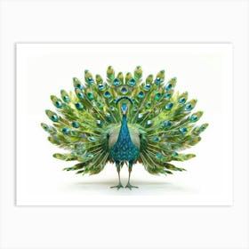 Peacock 20 Art Print