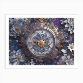 Clockwork of life Art Print