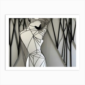 Abstract Woman 1 Art Print