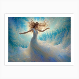 Snowflake Queen Art Print