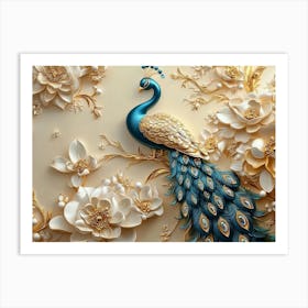 Peacock 43 Art Print