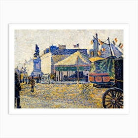 Place De Clichy (1887), Paul Signac Art Print