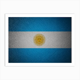 Flag Of Argentina Art Print