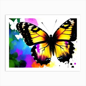 Butterfly Painting 6 Art Print