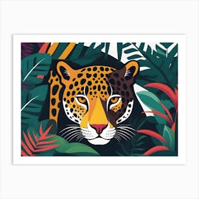 Jaguar In The Jungle 3 Art Print