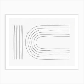 Abstract Art - Bw02 Art Print