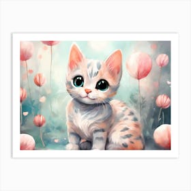 Cute Kitten 1 Art Print