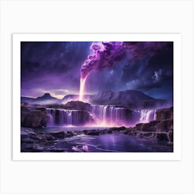 Geyser Art Print