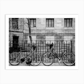 New Yorker Bikes Art Print