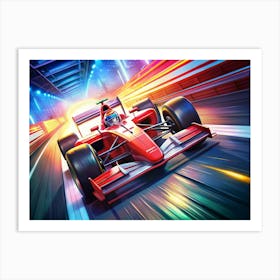 Formula 1 Race Car Art Print