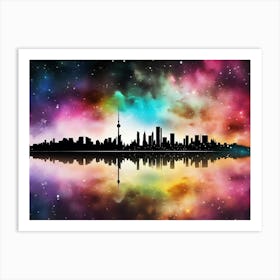 Toronto Skyline 9 Art Print