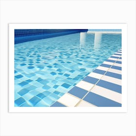Swimming Pool Floor Art Print