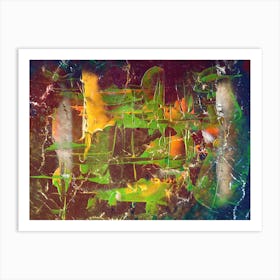 Painting Abstract Illustration Energy Power In Modern Style 03 Art Print