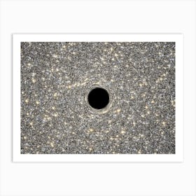 Supermassive Black Hole, Nasa Art Print