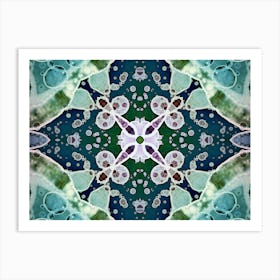 Watercolor Abstraction A Flower Art Print