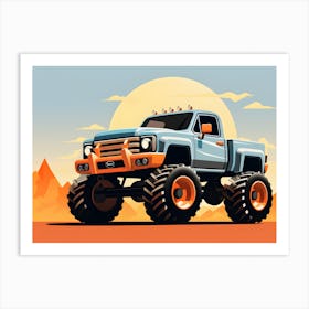 Wild Wheels Adventure  Art Print