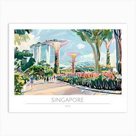 Singapore Gardens By The Bay Art Print