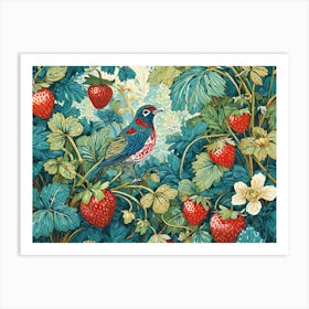 Strawberry Garden Art Print