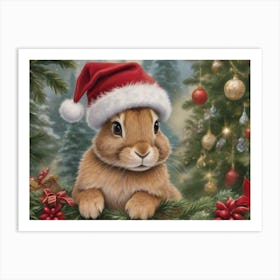 Christmas Animals 22 Art Print